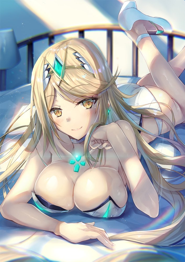 mythra (xenoblade chronicles and 1 more) drawn by inoue_takuya_(tactactak)