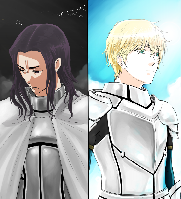 berserker and gawain (fate and 3 more) drawn by xxoobattle