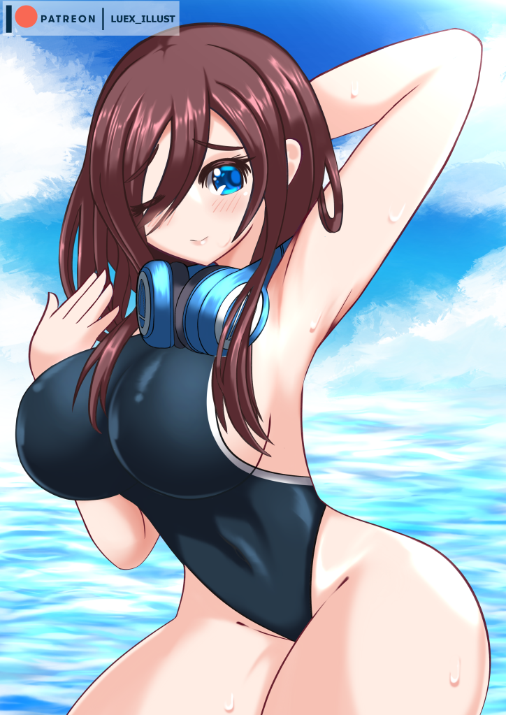 nakano miku (go-toubun no hanayome) drawn by luex