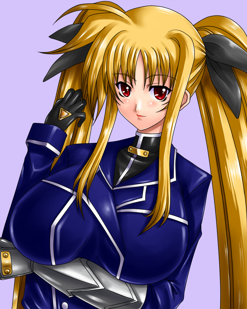 fate testarossa (lyrical nanoha and 1 more) drawn by gao_(naodayo)