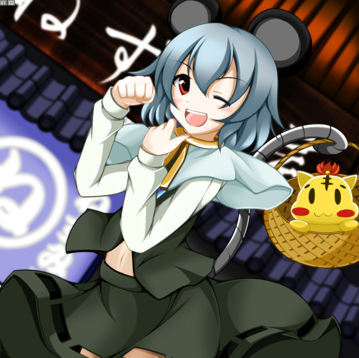 nazrin and toramaru shou (touhou) drawn by fulea