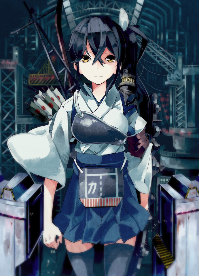 kaga (kantai collection) drawn by aoi_kujira