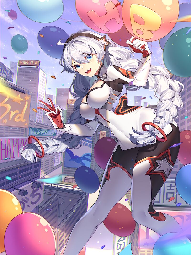 kiana kaslana (honkai and 1 more) drawn by kan_(rainconan)