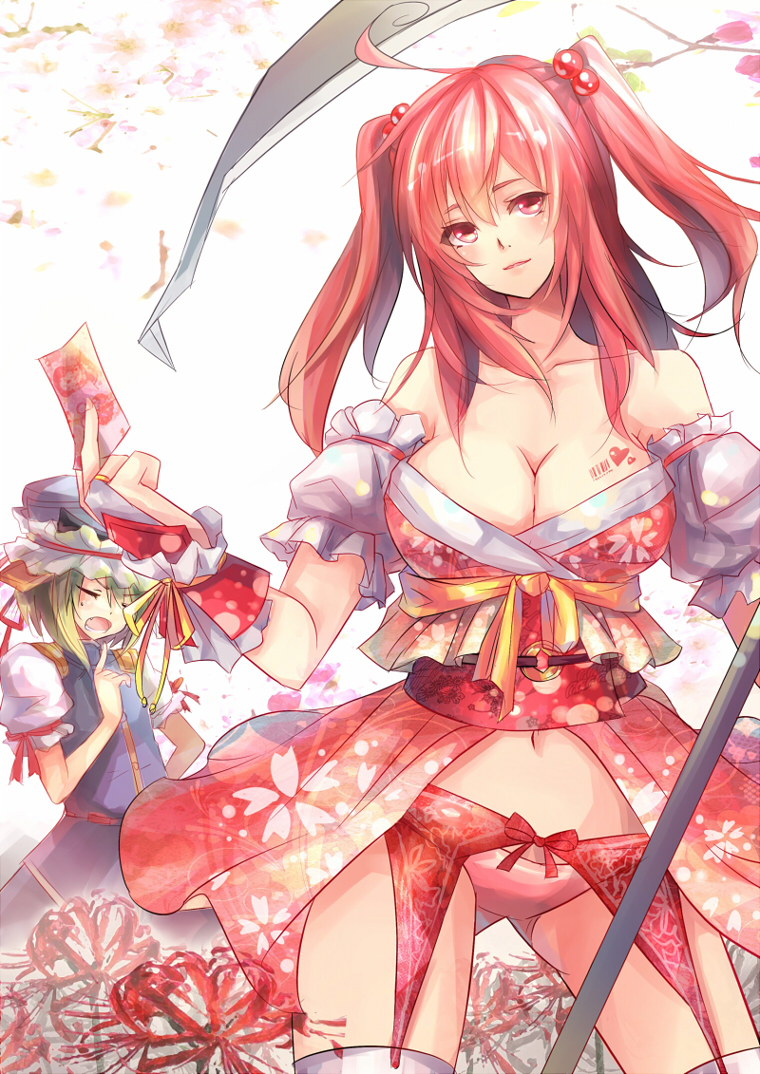 shiki eiki and onozuka komachi (touhou) drawn by nakadai_chiaki