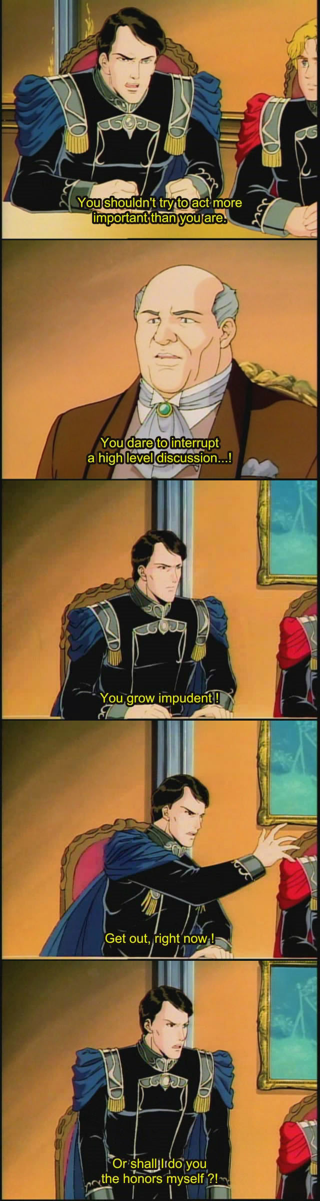 oskar von reuenthal and heydrich lang (ginga eiyuu densetsu)
