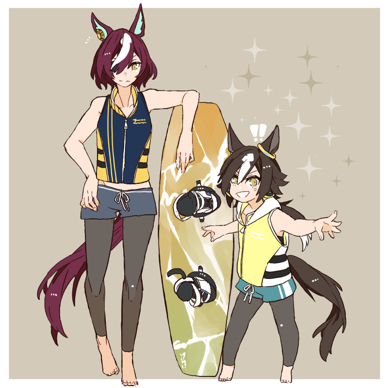vodka and tanino gimlet (umamusume) drawn by asuka_(junerabitts)