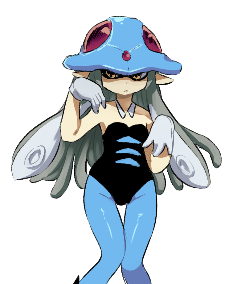 inkling player character, inkling girl, and tentacruel (pokemon and 1 more) drawn by drawfag