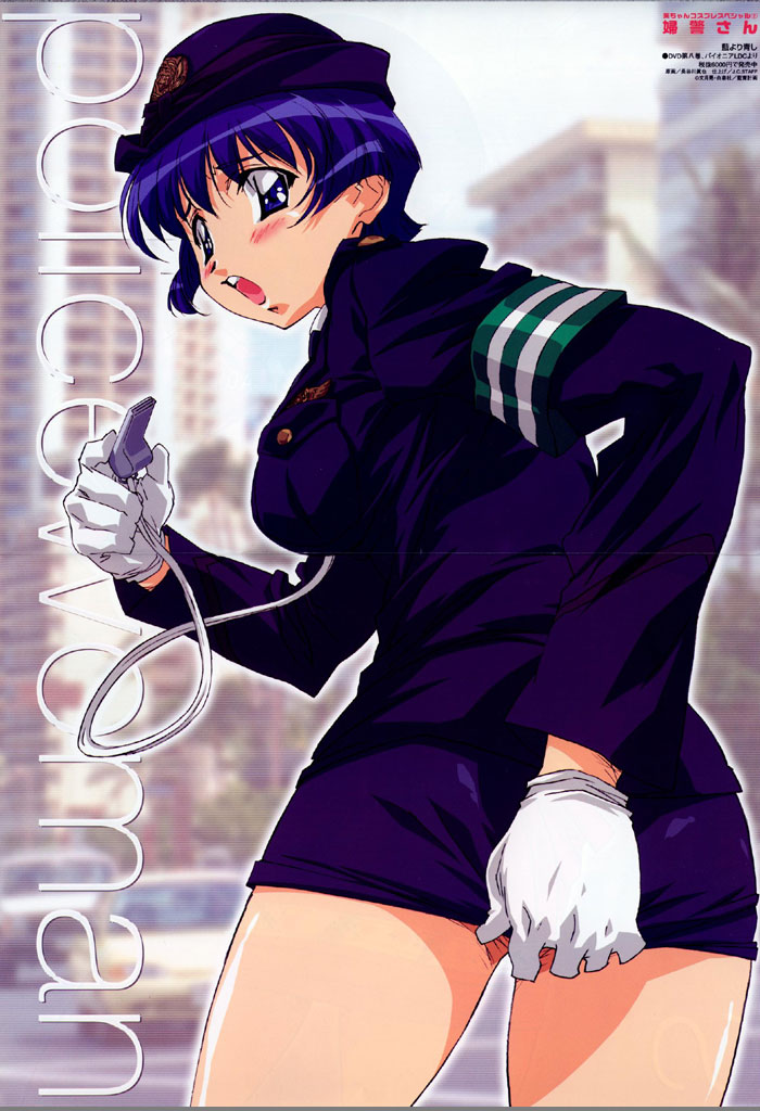 sakuraba aoi (megami magazine and 1 more) drawn by hasegawa_shin'ya