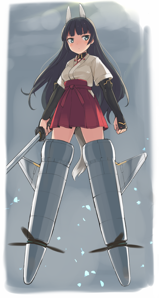 anabuki tomoko (world witches series and 1 more) drawn by u_(mikaduki0720)