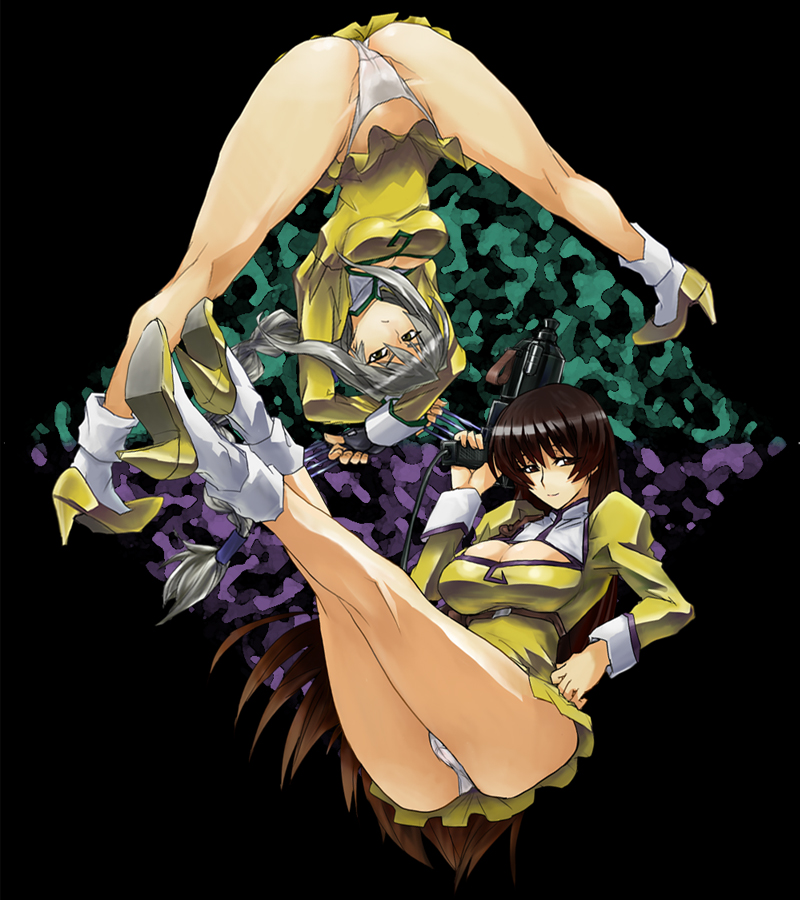 golden delmo, tonia, and sania (aika and 1 more) drawn by skj