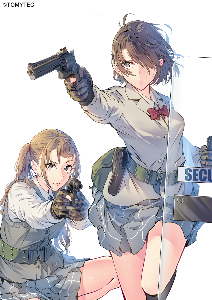 tachikawa rio and niijima sanae (little armory) drawn by daito