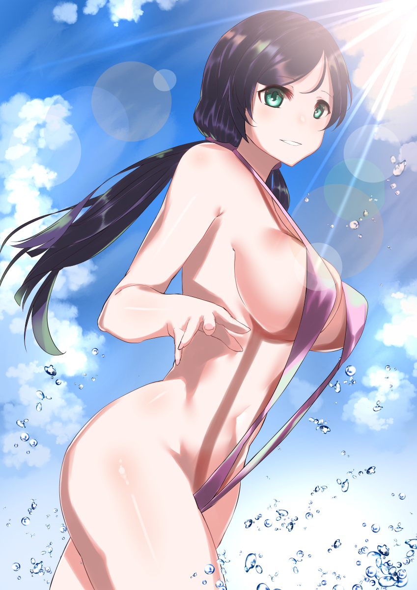 tojo nozomi (love live! and 1 more) drawn by kurozawa_yui