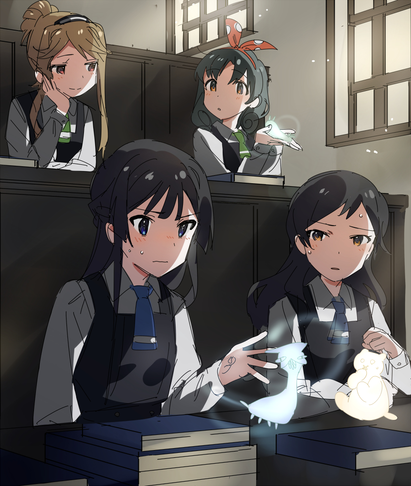 kitazawa shiho, mogami shizuka, tokugawa matsuri, and tenkubashi tomoka (idolmaster and 2 more) drawn by yomosaka