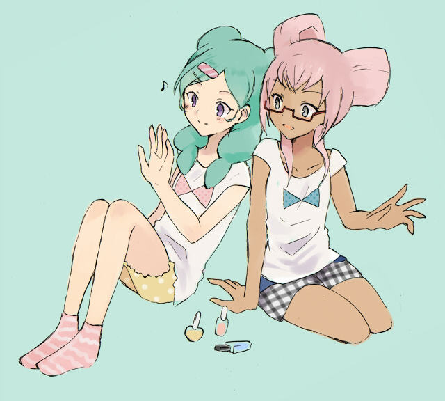 beta and orca (inazuma eleven and 2 more) drawn by barufoa