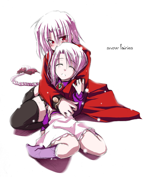 illyasviel von einzbern and archerko (fate and 1 more) drawn by himura_kiseki