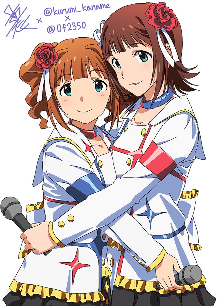 amami haruka and takatsuki yayoi (idolmaster) drawn by taku1122