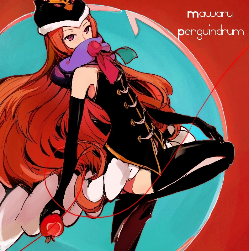 takakura himari and princess of the crystal (mawaru penguindrum) drawn by francisco_valle