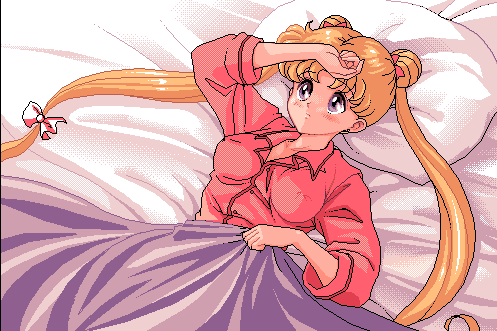 tsukino usagi (bishoujo senshi sailor moon) drawn by mermaid_(artist)