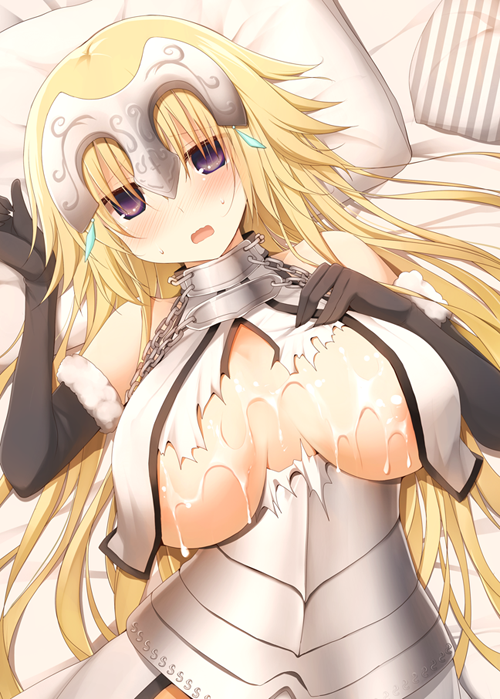 jeanne d'arc (fate and 2 more) drawn by kujiran