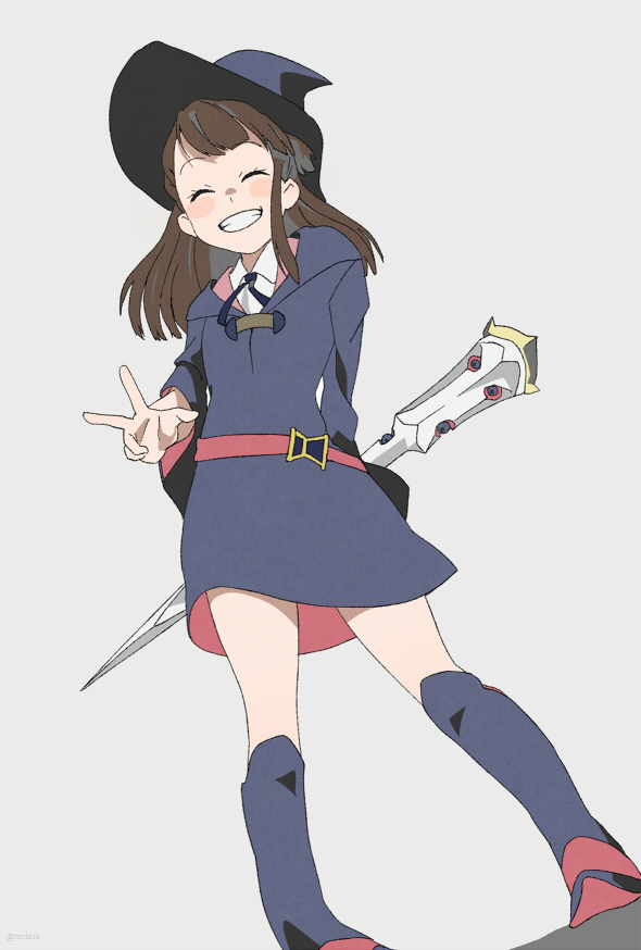 kagari atsuko (little witch academia) drawn by torla16
