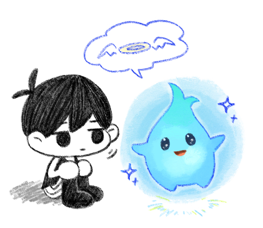 omori and lumalee (mario and 2 more) drawn by sun_iiinu