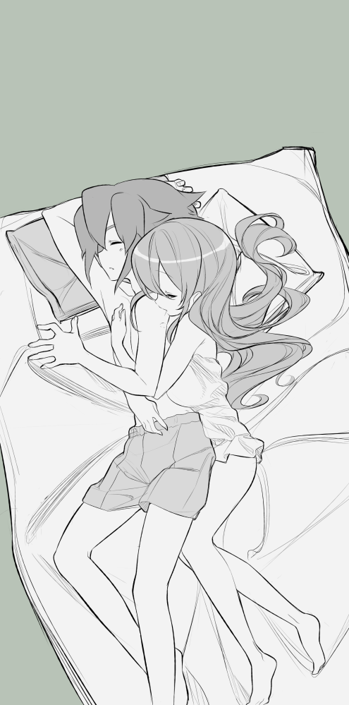 endou mamoru and kudou fuyuka (inazuma eleven go and 1 more) drawn by maetaku