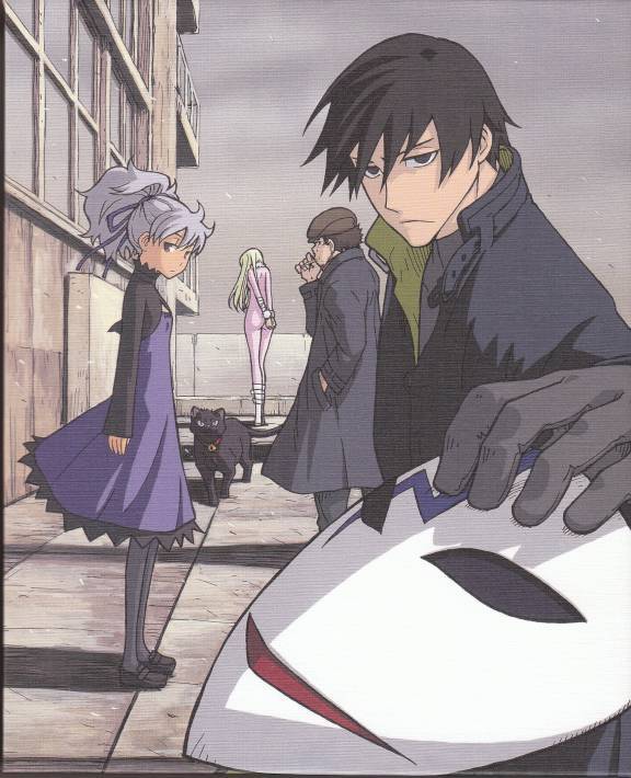 yin, hei, mao, amber, and huang (darker than black) drawn by iwahara_yuuji