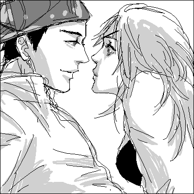 nikaidou and aikawa (dorohedoro) drawn by tsun