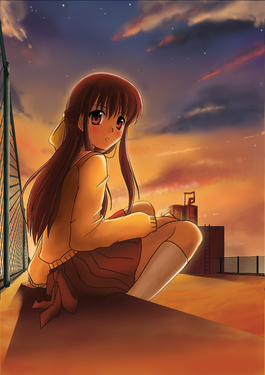 nagamori mizuka (one - kagayaku kisetsu e) drawn by hisakabe_oto