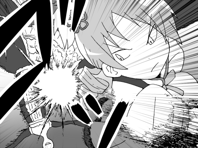tomoe mami and walpurgisnacht (mahou shoujo madoka magica) drawn by gogiga_gagagigo