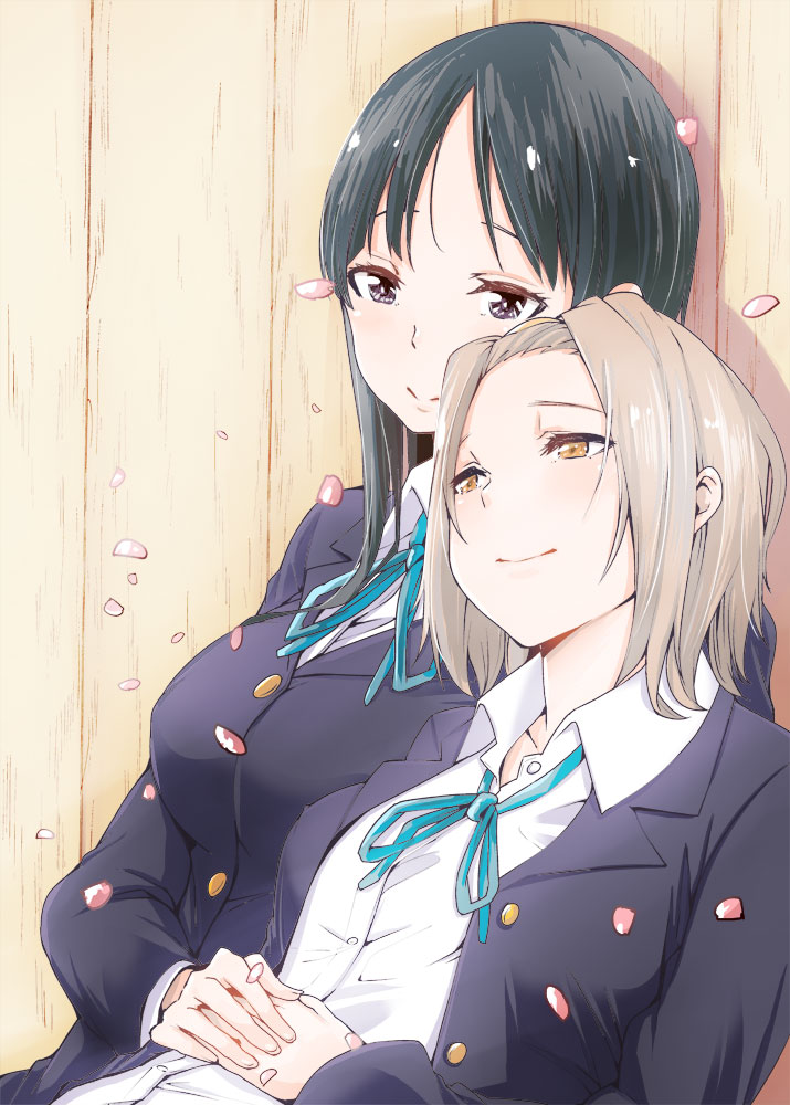 akiyama mio and tainaka ritsu (k-on!) drawn by gensokigou