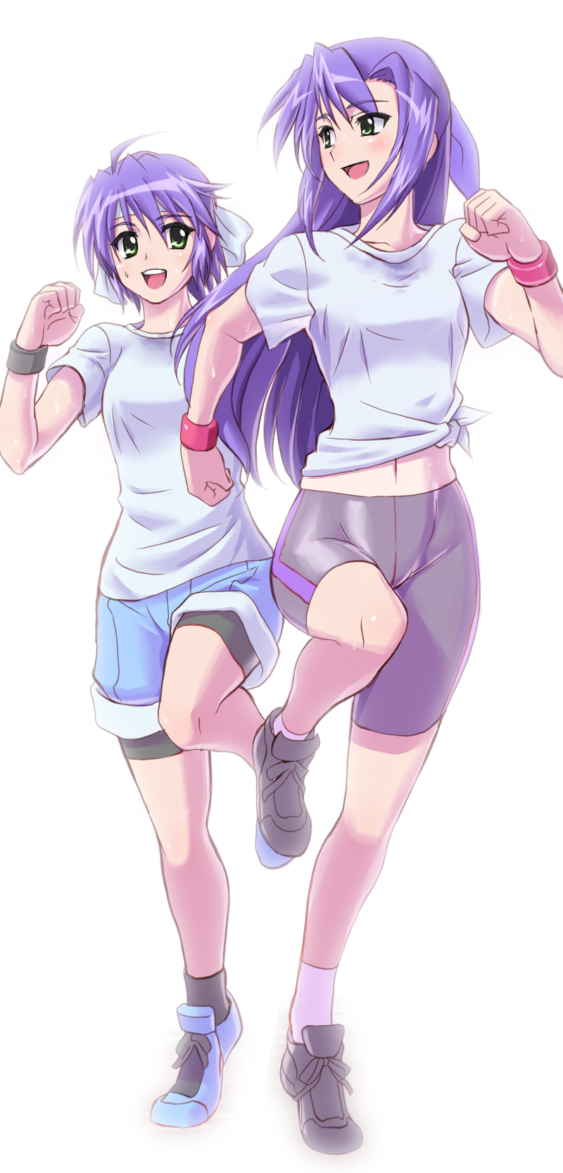 subaru nakajima and ginga nakajima (lyrical nanoha and 1 more) drawn by g-tetsu