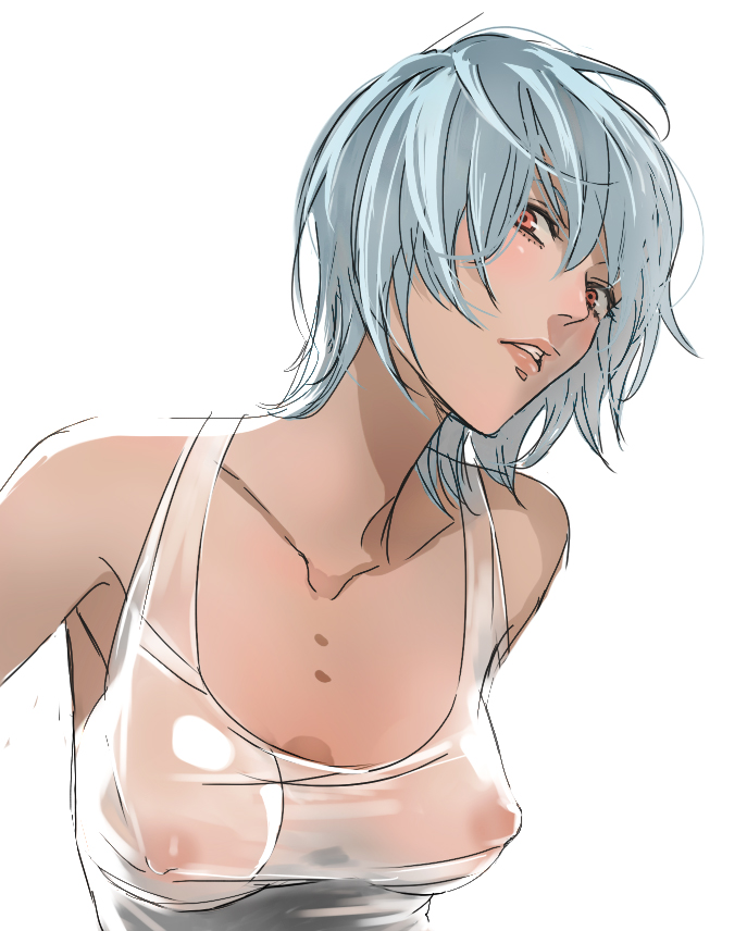 ayanami rei (neon genesis evangelion) drawn by koutarou_(farthest)
