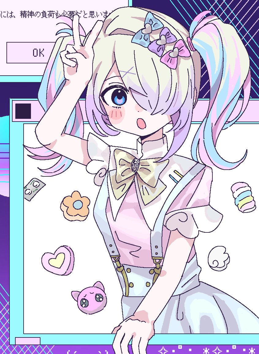 chouzetsusaikawa tenshi-chan, ame-chan, pien cat, and chou ame-chan (needy girl overdose) drawn by itomakirichan