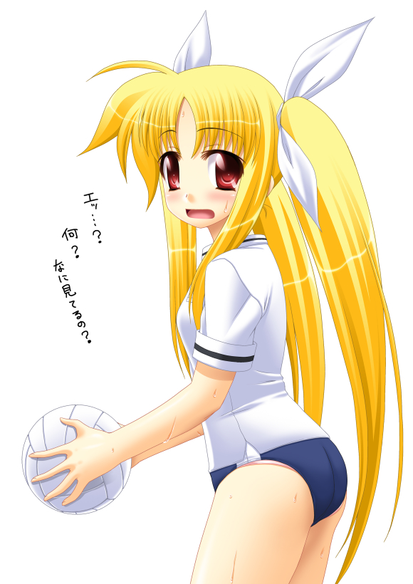 fate testarossa (lyrical nanoha and 1 more) drawn by kakitsubata_tsukune