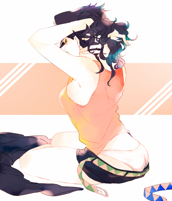 kujo jotaro (jojo no kimyou na bouken and 1 more) drawn by krt736