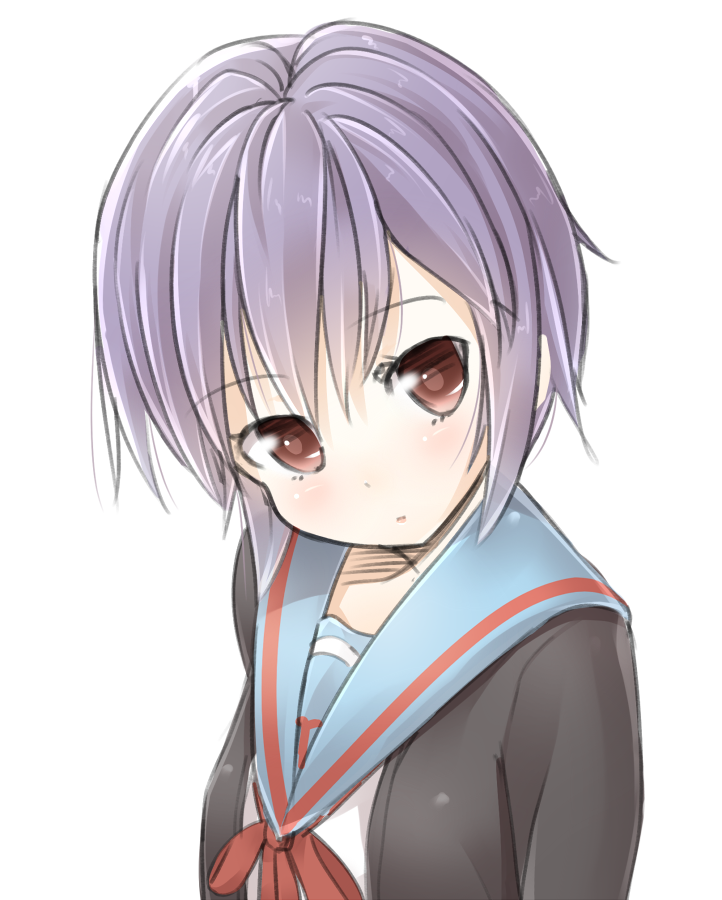 nagato yuki (suzumiya haruhi no yuuutsu) drawn by kanata_(kanata.)