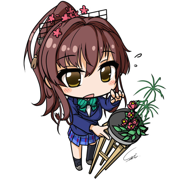 yamato (kantai collection and 2 more) drawn by carillus