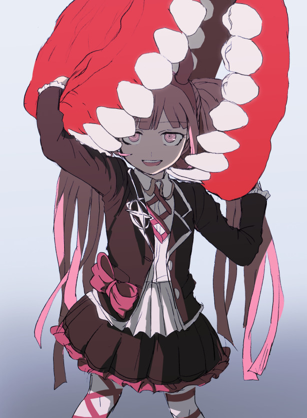 utsugi kotoko (danganronpa and 1 more) drawn by meguri_(lunge)