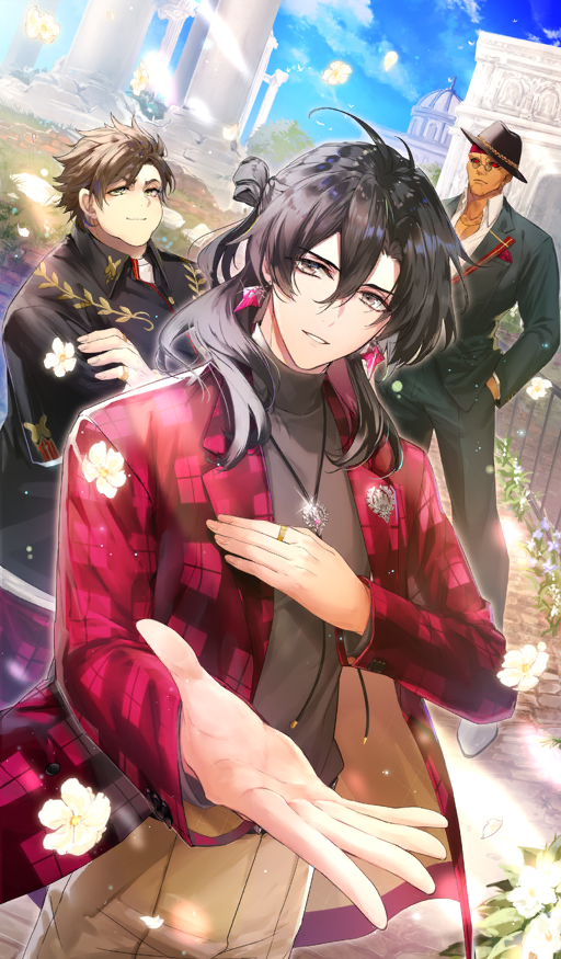 constantine xi, romulus, and gaius julius caesar (fate and 1 more) drawn by matori_(penguin_batake)