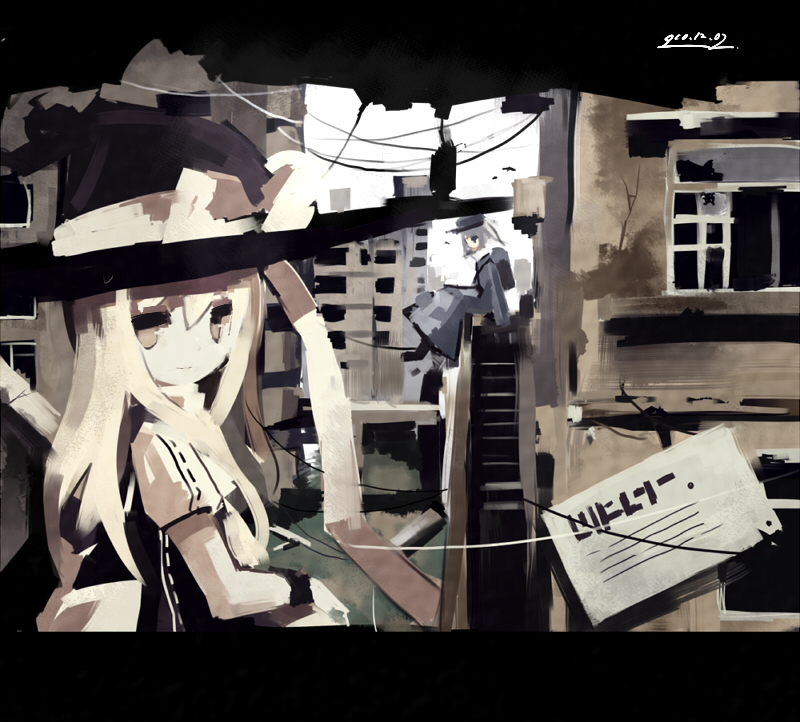 kirisame marisa and kawashiro nitori (touhou) drawn by fuukadia_(narcolepsy)