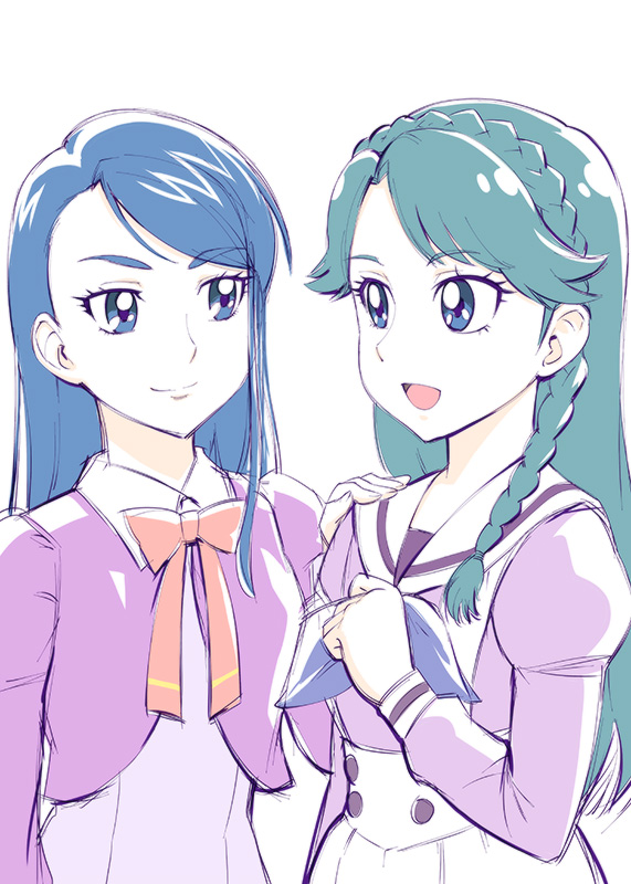 minazuki karen and kaidou minami (precure and 3 more) drawn by ueyama_michirou