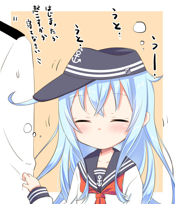 admiral and hibiki (kantai collection) drawn by k_hiro