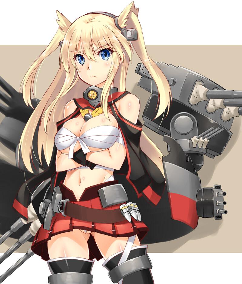 musashi and bismarck (kantai collection) drawn by shinozuka_atsuto