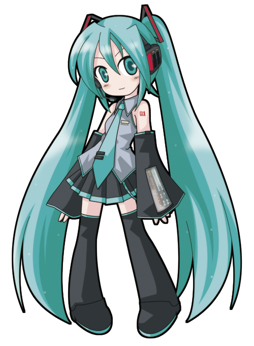 hatsune miku (vocaloid) drawn by sanari_(quarter_iceshop)