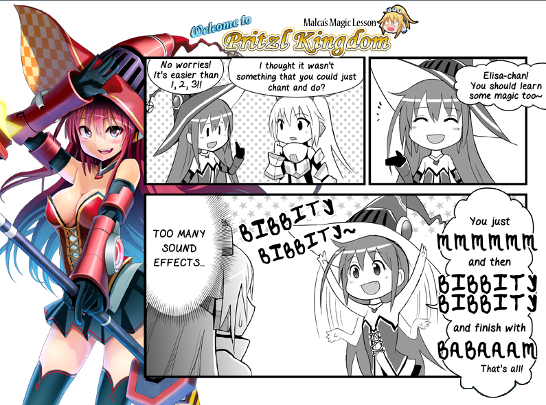 elisalotte and malca (cosmic break) drawn by morizo_cs