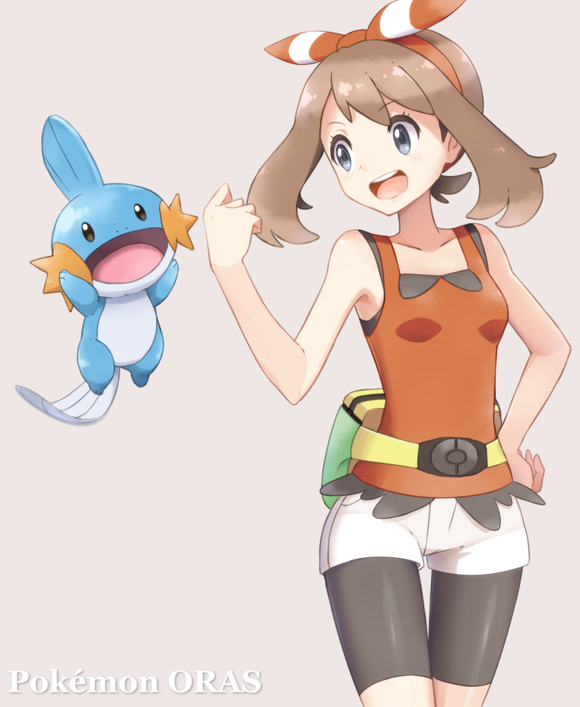 may and mudkip (pokemon and 1 more) drawn by s_himapanda
