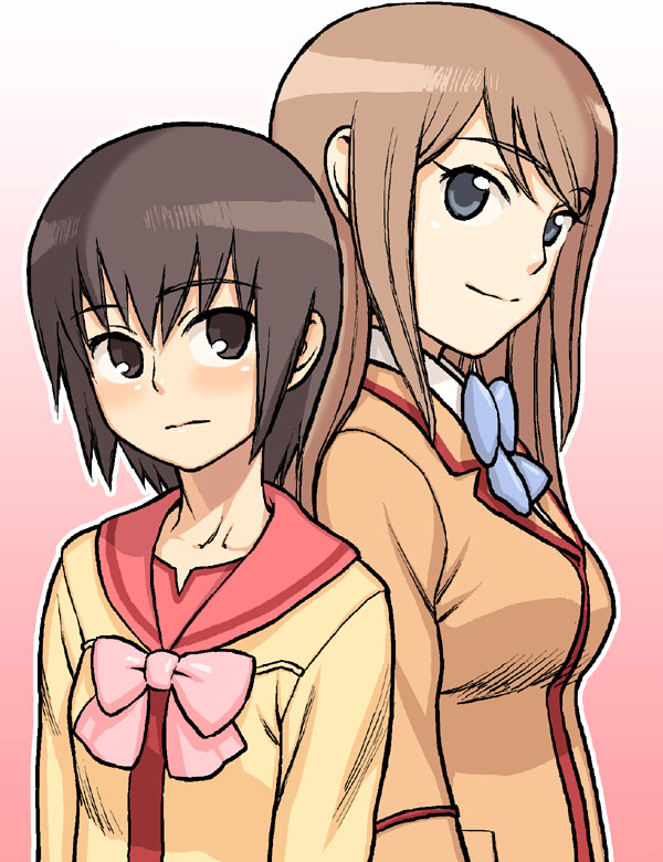 kutsugi kotoha and ginga kuon (gokujou seitokai) drawn by hijiri_rei