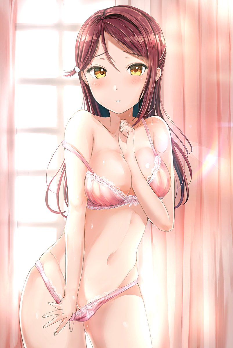 sakurauchi riko (love live! and 1 more) drawn by morerin