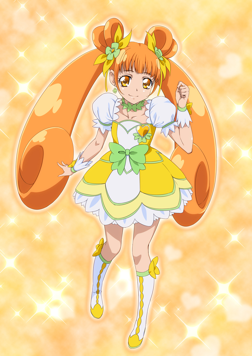 yotsuba alice and cure rosetta (precure and 1 more) drawn by iyakun